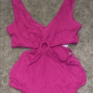 $20 together pink top and white dress size small